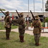 The rifle salute at Laidley Pioneer Village.