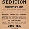 Sedition poster.