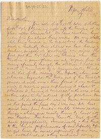Letter from George Herbert Bourne